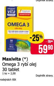 MAXIVITA OMEGA 3 RYB OLEJ