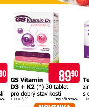 GS VITAMIN D3 + K2