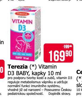 TEREZIA VITAMIN D3 BABY