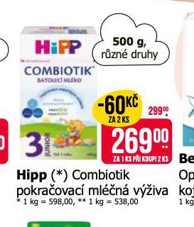 HIPP COMBIOTIK POKRAOVAC MLN VݎIVA