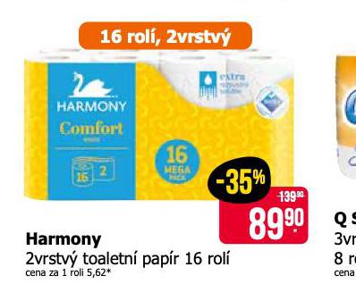 HARMONY TOALETN PAPR