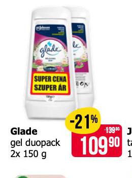 GLADE GEL DUOPACK