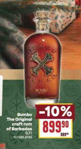 BUMBU THE ORIGINAL ERAFT RUM OF BARBADOS