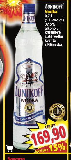 VODKA LUNIKOFF