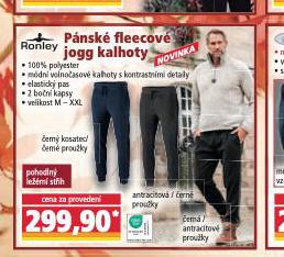 PNSK FLEECOV JOGG KALHOTY