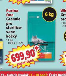 PURINA ONE GRANULE PRO STERILIZOVAN KOKY