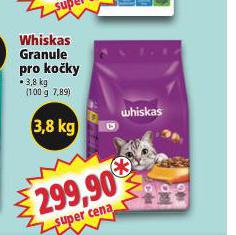 WHISKAS GRANULE PRO KOKY