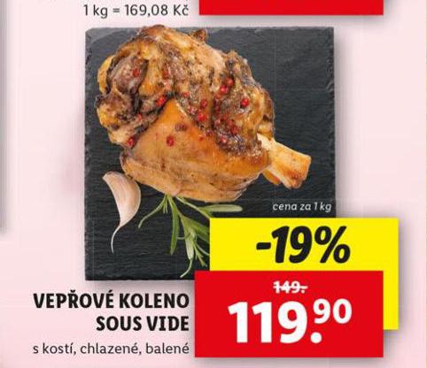 VEPOV KOLENO SOUS VIDE