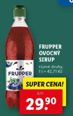 FRUPPER OVOCN SIRUP