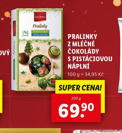 PRALINKY Z MLN OKOLDY S PISTCIOVOU NPLN