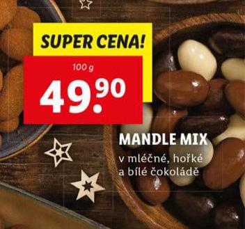 MANDLE MIX V MLN , HOK A BL OKOLD