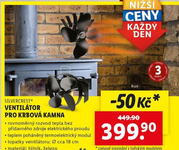 VENTILTOR PRO KRBOV KAMNA