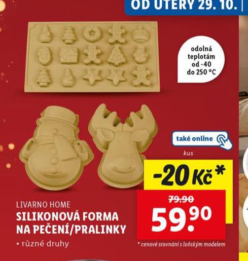 SILIKONOV FORMA NA PEEN / PRALINKY