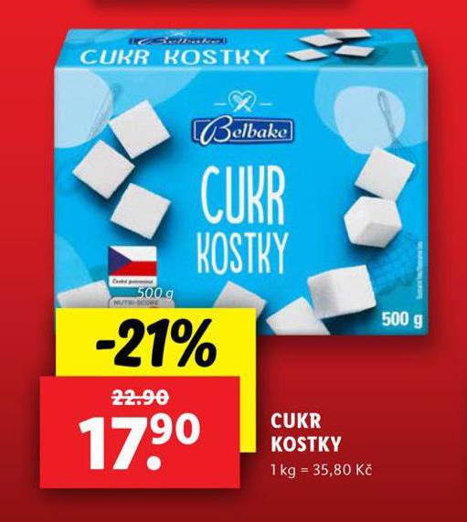 CUKR KOSTKY