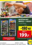 AUTKA HOT WHEELS 5 KUS