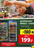 AUTKA HOT WHEELS 5 KUS