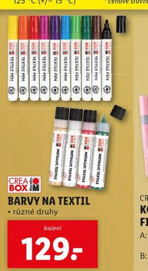 BARVY NA TEXTIL