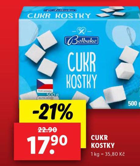 CUKR KOSTKY