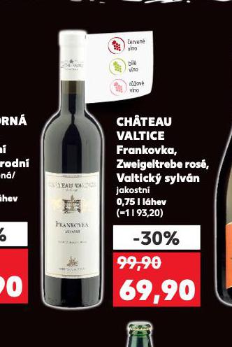 CHATEAU VALTICE ZWEIGELTREBE ROS