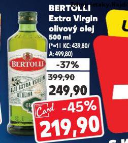 BERTOLLI EXTRA VIRGIN OLIVOV OLEJ