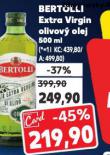 BERTOLLI EXTRA VIRGIN OLIVOV OLEJ