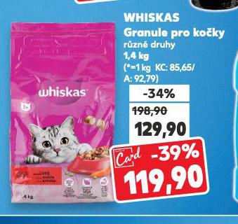 WHISKAS GRANULE PRO KOKY