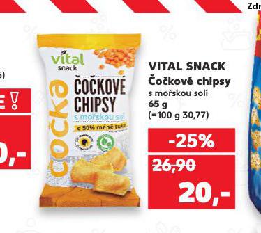 VITAL SNACK OKOV CHIPSY