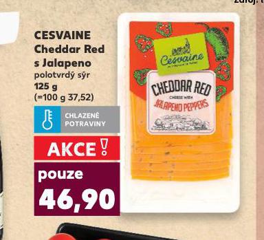 CESVAINE CHEDDAR RED S JALAPENO