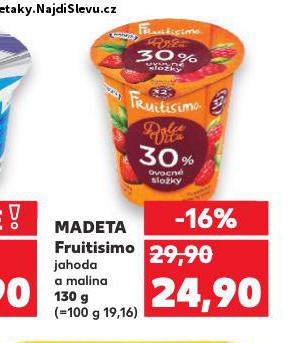 MADETA FRUITISIMO DOLCE VITA OVOCN TVAROHOV DEZERT