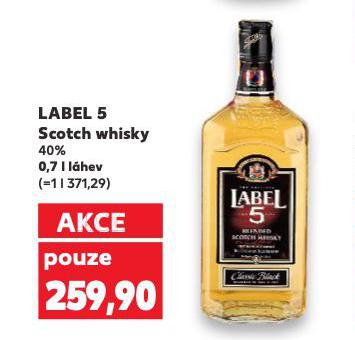 LABEL 5 SCOTCH WHISKY