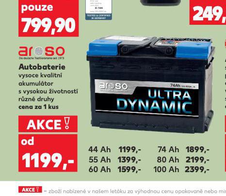 AUTOBATERIE 44 AH