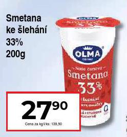 SMETANA KE LEHN 33%