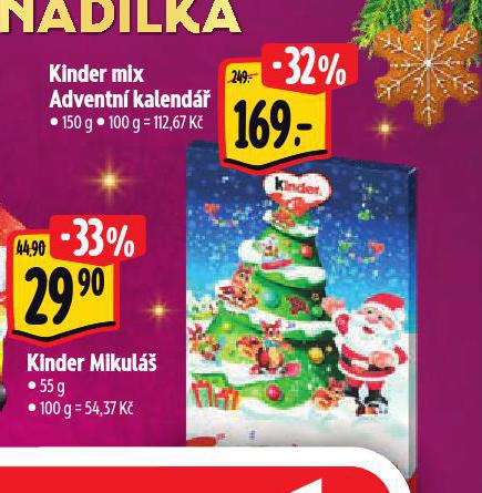 KINDER MIX ADVENTN KALEND