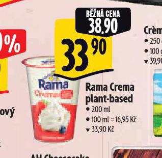 RAMA CREMA PLANT BASED