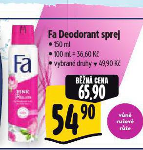 FA DEODORANT