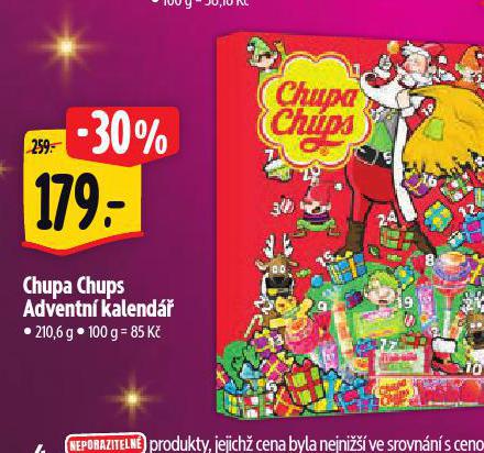 CHUPA CHUPS ADVENTN KALEND