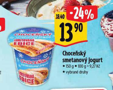 CHOCESK SMETANOV JOGURT