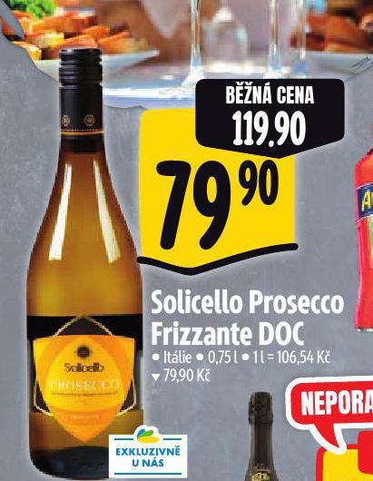 SOLICELLO PROSECCO FRIZZANTE