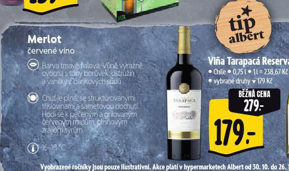 VINA TARAPAC RESERVA MERLOT