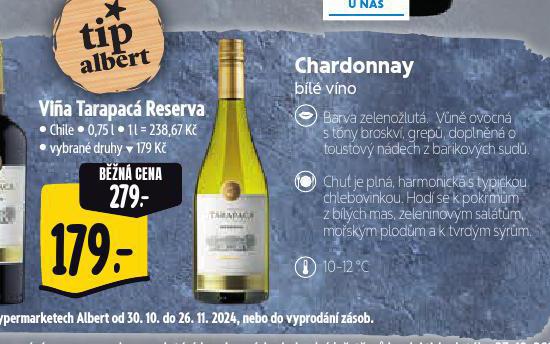 VINA TARAPAC RESERVA CHARDONNAY