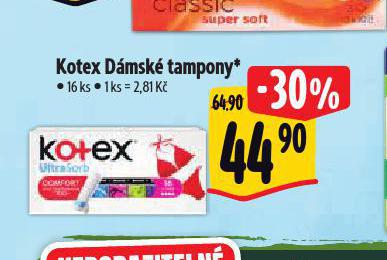 KOTEX DMSK TAMPONY