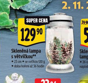 SKLENN LAMPA