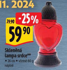 SKLENN LAMPA