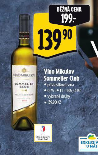 VNO MIKULOV SOMMELIER CLUB