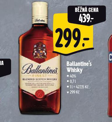 BALLANTINE'S SKOTSK WHISKY