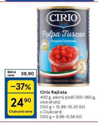 CIRIO RAJATA