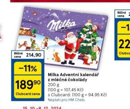 MILKA ADVENTN KALEND