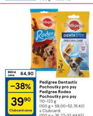 PEDIGREE DENTLN POCHOUTKY PRO PSY