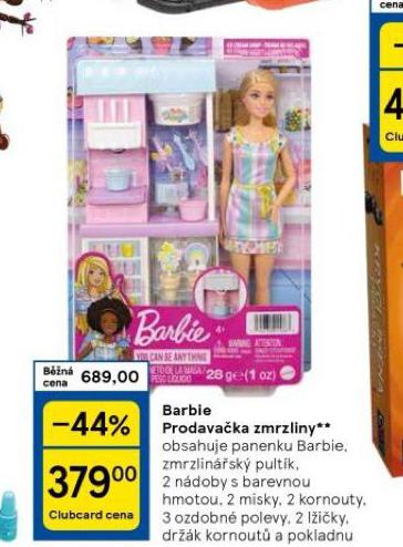 BARBIE PRODAVAKA ZMRZLINY