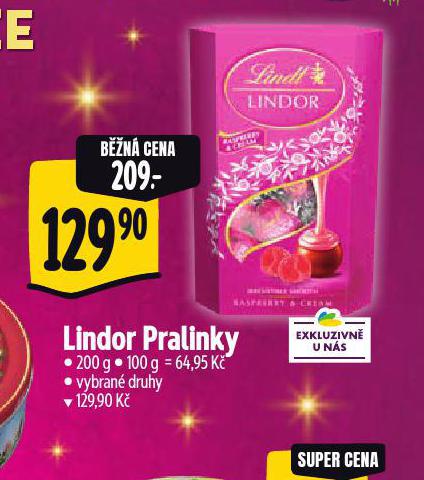 LINDOR PRALINKY